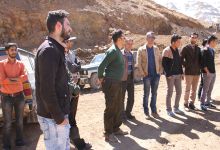 گزارش تصویری بازدید رئیس  و دانشجویان کارشناسی ارشد معدن ، نفت و ژئوفیزیک ازمعدن بوکسیت تاش 